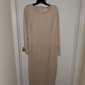 Pearl beaded dress